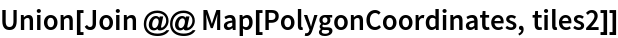 Union[Join @@ Map[PolygonCoordinates, tiles2]]